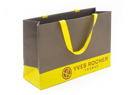 Good price Bolsos personalizados únicos del regalo del papel de Kraft con la mirada de moda de las manijas en línea