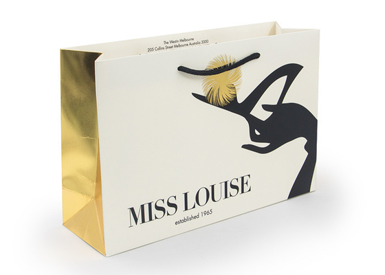Good price Oro personalizado lujo elegante Eco de sellado caliente de las bolsas de papel - amistoso en línea