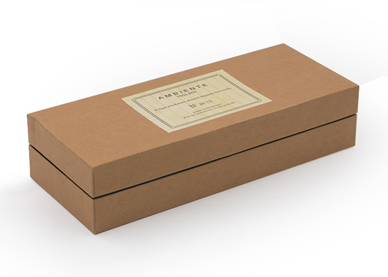 Good price Protección del medio ambiente de adornamiento de las bolsas de papel de Brown de los efectos de escritorio largos en línea