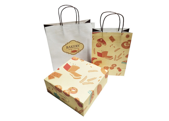 Good price Bolsa de papel blanca de empaquetado del pan de Kraft de la torta del bocado de la panadería de la categoría alimenticia en línea