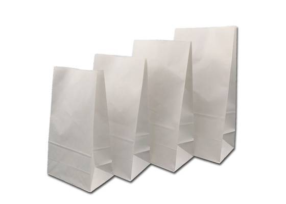 Good price El barnizar biodegradable blanco de la prensa de las bolsas de papel del embalaje del pan de Kraft en línea