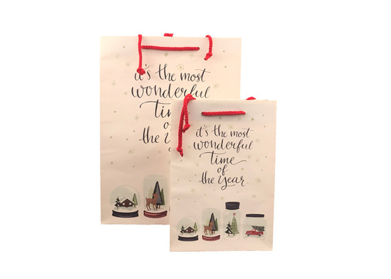 Good price La Navidad de lujo sostenible que empaqueta, bolsos del regalo de la Navidad de la extra grande en línea