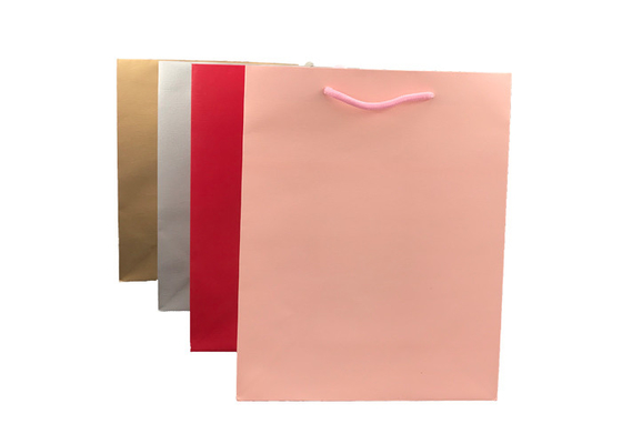 Good price La cuerda hecha a mano hermosa plegable roja de las bolsas de papel maneja la impresión de Digitaces en línea