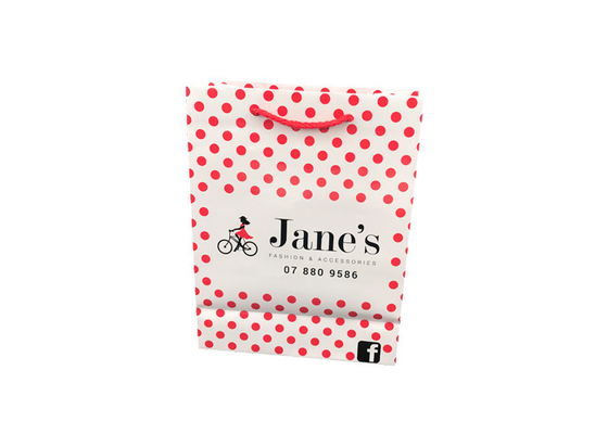 Good price Bolsos decorativos del regalo del papel coloreado con la impresión modificada para requisitos particulares manijas del punto en línea