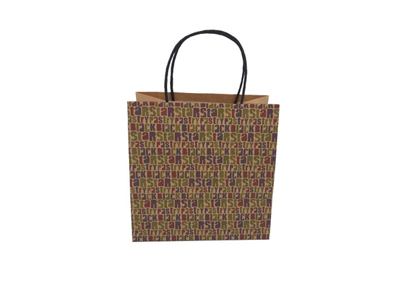 Good price Bolsos de compras reciclados del papel de Brown Eco con la impresión de Digitaces de las manijas en línea
