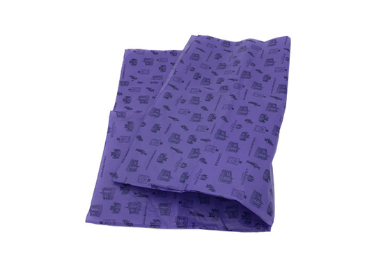 Good price La hoja púrpura del papel de embalaje del tejido/personalizó el rollo del papel de embalaje en línea