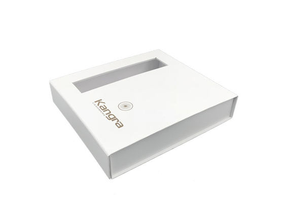 Good price Cajas de regalo plegables blancas, caja de papel plegable con el imán y ventana en línea